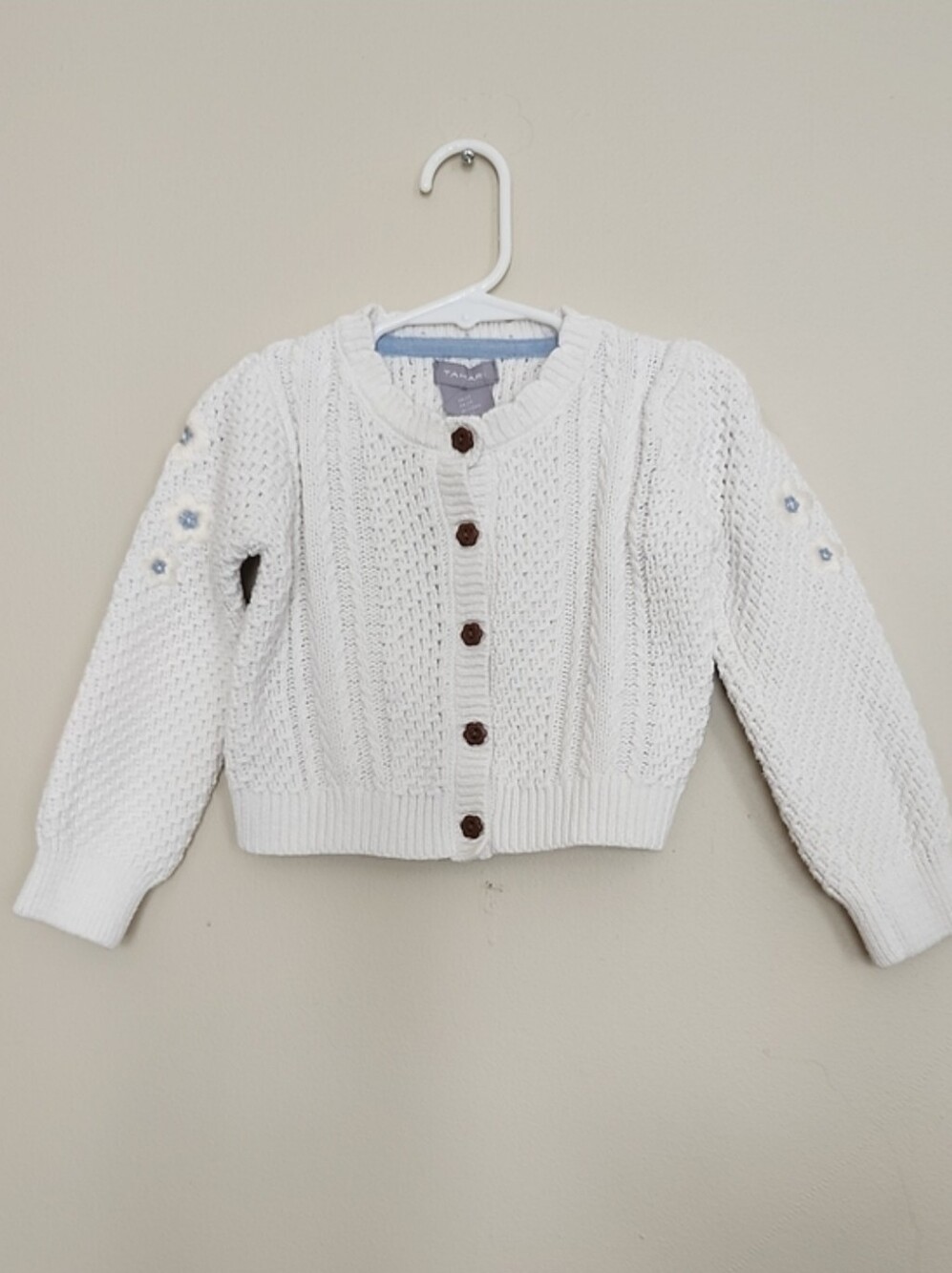 Tahari Girl Knit Button-Front Sweater Cardigan, 2T